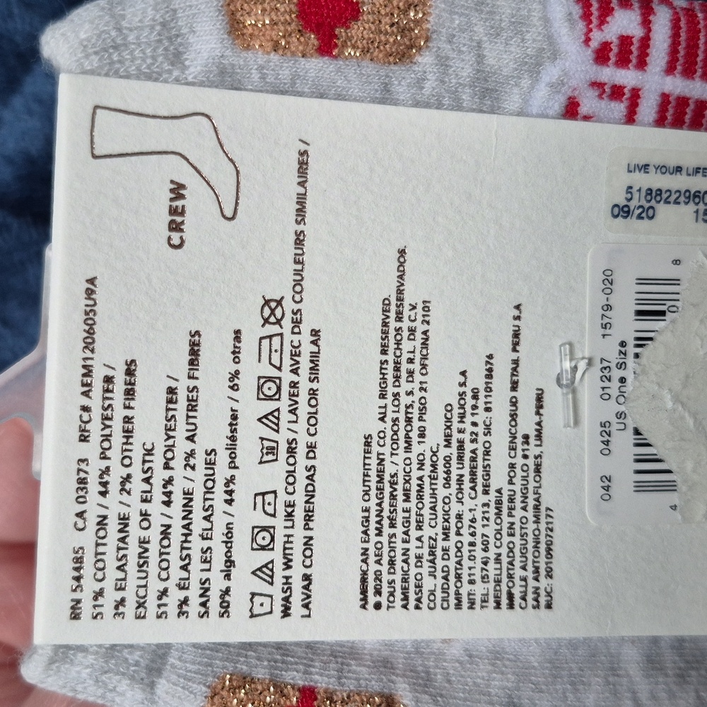 Treat Yo Self Holiday Crew Socks! NWT! - Picture 5 of 7